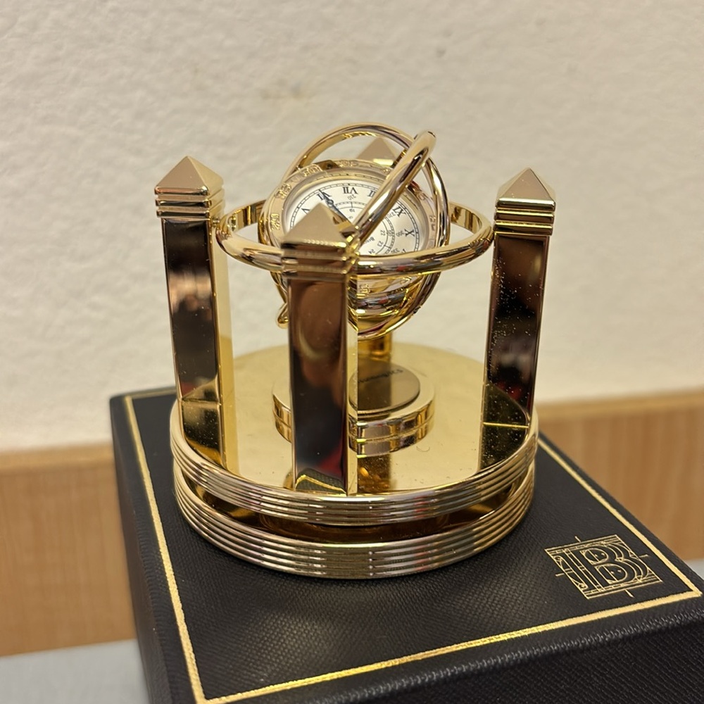 Benchmark Clocks - The Celestial - Gold - New in Box